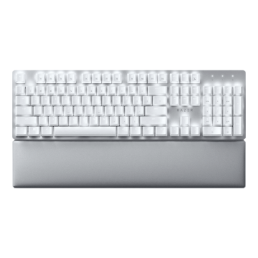 Pro Type Ultra, White, Razer Yellow, Wireless/Bluetooth/Wired, White, Mechanical Standard Keyboard