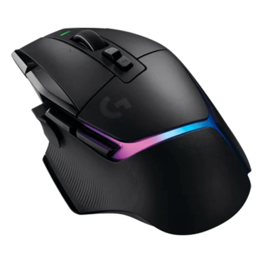 G502 X PLUS, 8 RGB Zones, 25600-dpi, Wireless, Black, HERO Gaming Mouse