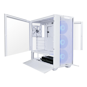 LANCOOL III RGB, Tempered Glass, No PSU, E-ATX, White, Mid Tower Case
