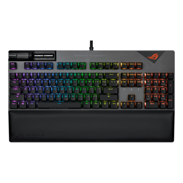 ROG Strix Flare II, Per Key RGB, ROG NX Brown, Wired, Gun-Metal, Mechanical Gaming Keyboard