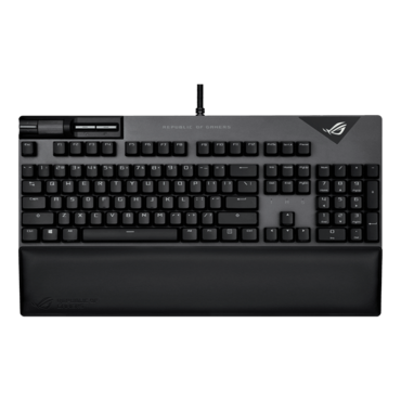 ROG Strix Flare II, Per Key RGB, ROG NX Brown, Wired, Gun-Metal, Mechanical Gaming Keyboard