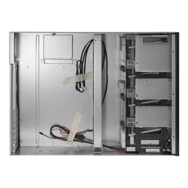 M-4160HD-ATX, Black HDD Handle, 16x 3.5" + 2x 2.5" Hotswap Bays, No PSU, ATX, Black, 4U Chassis