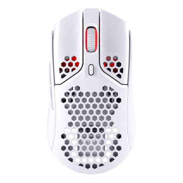 HyperX Pulsefire Haste, RGB, 16000-dpi, Wired/Wireless, White/Pink, Optical Gaming Mouse