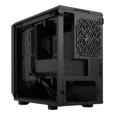 Meshify 2 Mini, Tempered Glass, No PSU, microATX, Black, Mini Tower Case