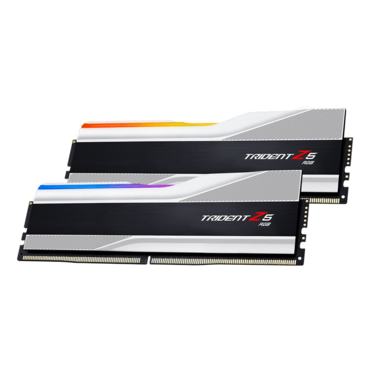 32GB (2 x 16GB) Trident Z5 RGB DDR5 6000MT/s, CL30, Silver/Black, RGB LED, DIMM Memory - TAA Compliant