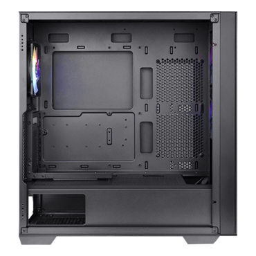 Divider 370 TG ARGB, Tempered Glass, No PSU, E-ATX, Black, Mid Tower Case