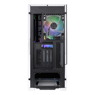 Divider 370 TG Snow ARGB, Tempered Glass, No PSU, E-ATX, Whit, Mid Tower Case
