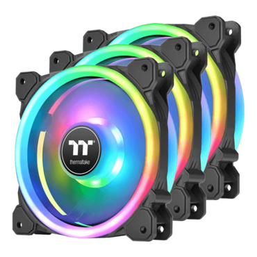 SWAFAN 14 RGB 3 x 140mm, w/ Controller, RGB LEDs, 2000 RPM, 77.6 CFM, 40.5 dBA, Cooling Fans