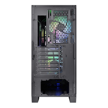 View 300 MX, Tempered Glass, No PSU, E-ATX, Black, Mid Tower Case