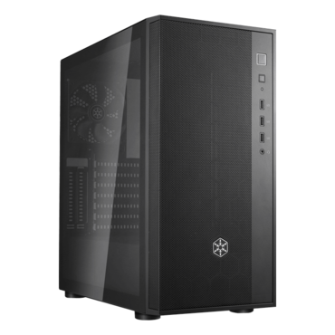 FARA R1 V2, Tempered Glass, No PSU, ATX, Black, Mid Tower Case