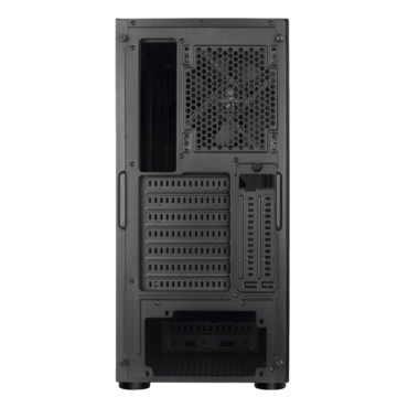FARA R1 V2, No PSU, ATX, Black, Mid Tower Case