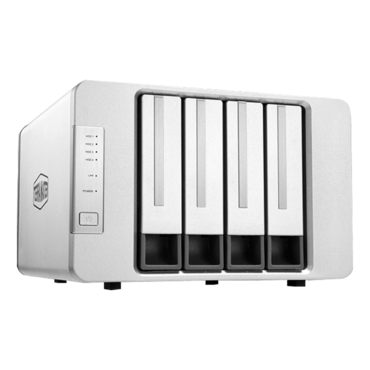 F4-210 ARM Quad-Core 1.4GHz CPU, 2GB RAM, 1 Gigabit Ethernet Port x1, 4-Bay NAS Server for Personal Cloud Storage