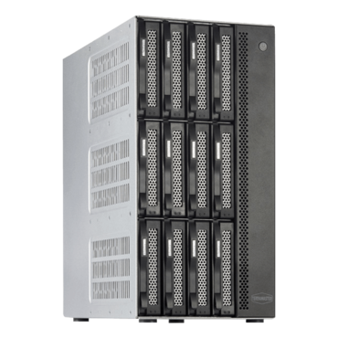 T12-423 Intel Quad Core 2.0 GHz CPU, 8GB RAM, 2.5 Gigabit x2, 12-Bay High Performance NAS