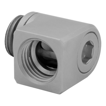 EK-Quantum Torque Micro Rotary 90° - Satin Titanium