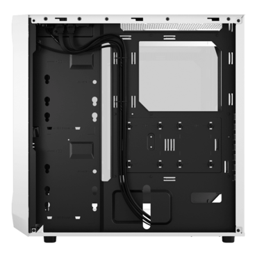 Focus 2 RGB, Tempered Glass, No PSU, ATX, White, Mid Tower Case