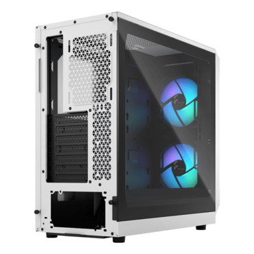 Focus 2 RGB, Tempered Glass, No PSU, ATX, White, Mid Tower Case