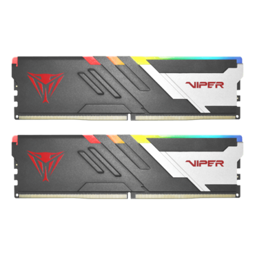 32GB (2 x 16GB) Viper Venom DDR5 6000MT/s, CL36, Black/Silver, RGB LED, DIMM Memory