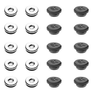 EK-Quantum Torque Plug w/Cover 10-Pack - Black