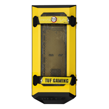 TUF Gaming GT501 ZENITSU Tempered Glass, No PSU, E-ATX, Yellow Mid Tower Case