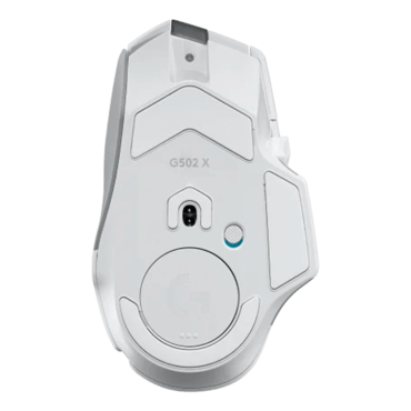 G502 X PLUS, 8 RGB Zones, 25600-dpi, Wireless, White, HERO Gaming Mouse