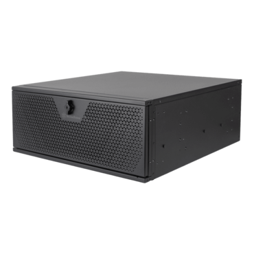 RM44, 2x 3.5&quot; or 3x 2.5&quot; + 4x 2.5&quot; Drive Bays, No PSU, SSI-EEB, Black, 4U Chassis