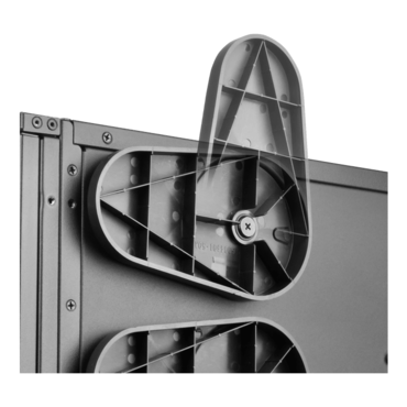 RM44, 2x 3.5&quot; or 3x 2.5&quot; + 4x 2.5&quot; Drive Bays, No PSU, SSI-EEB, Black, 4U Chassis