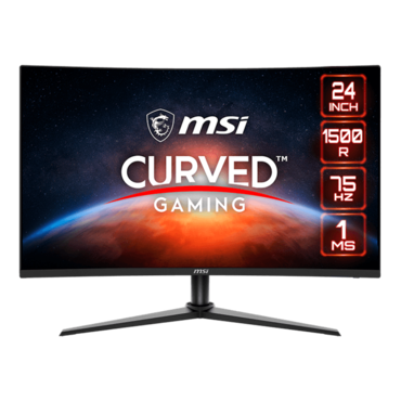 G243CV, Curved, 23.6&quot; VA, 1920 x 1080 (FHD), 1 ms, 75Hz, FreeSync™ Gaming Monitor