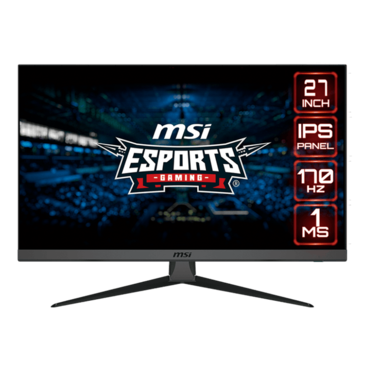 MSI G2722 27&quot;, Full HD 1920 x 1080 IPS LED, 1 ms, 170Hz, FreeSync™ Premium, Black, LCD Gaming Monitor