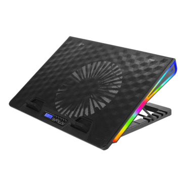 RGB Laptop up to 12-17&quot;, Black, Cooling Pad