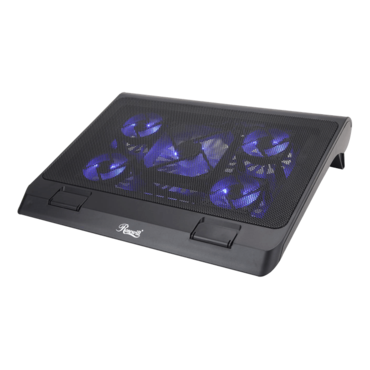 Blue LED Light Laptop up to 12-17&quot;, Black, Cooling Pad