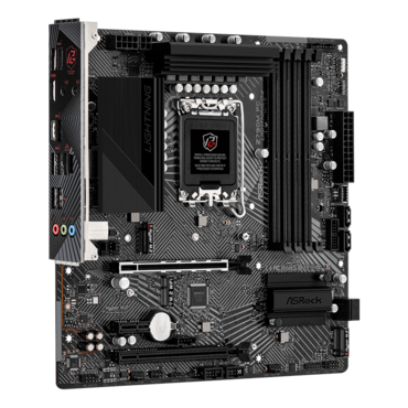 Z790M PG Lightning/D4, Intel® Z790 Chipset, LGA 1700, microATX Motherboard