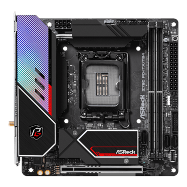 Z790 PG-ITX/TB4, Intel® Z790 Chipset, LGA 1700, 2 x Thunderbolt™ 4, Mini-ITX Motherboard