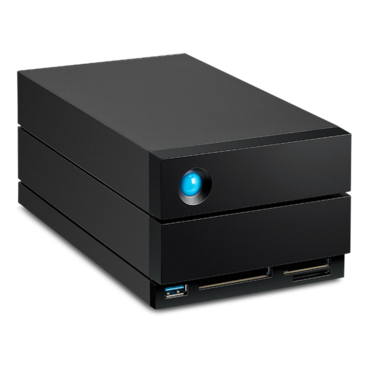 20TB LaCie 2big Dock, Thunderbolt™ 3, Black, External Hard Drive