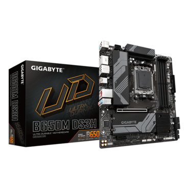 B650M DS3H, AMD B650 Chipset, AM5, microATX Motherboard
