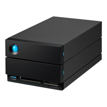 36TB LaCie 2big Dock, Thunderbolt™ 3, Black, External Hard Drive