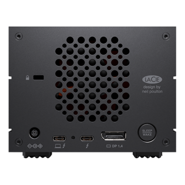 28TB LaCie 2big Dock, Thunderbolt™ 3, Black, External Hard Drive