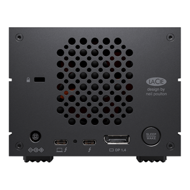 16TB LaCie 2big Dock, Thunderbolt™ 3, Black, External Hard Drive