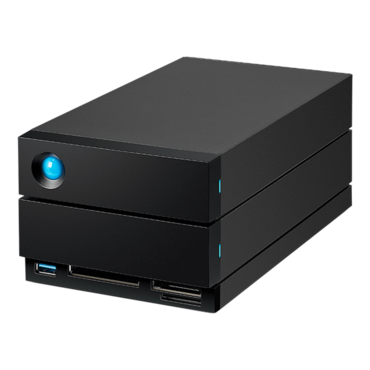 32TB LaCie 2big Dock, Thunderbolt™ 3, Black, External Hard Drive
