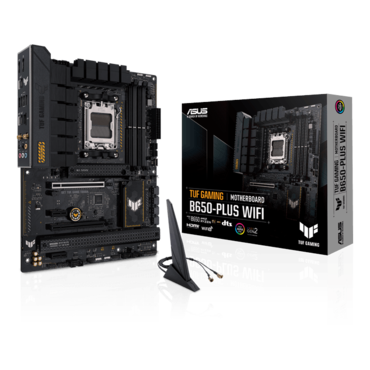 TUF GAMING B650-PLUS WIFI, AMD B650 Chipset, AM5, ATX Motherboard