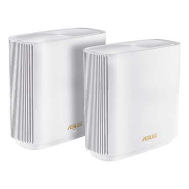 ZenWiFi XT9 (W-2-PK), IEEE 802.11ax, Tri-Band 2.4 / 5GHz / 5GHz, 574 / 2402 / 4804 Mbps, 3xRJ45, 1x USB 3.0, Retail Wireless Mesh System