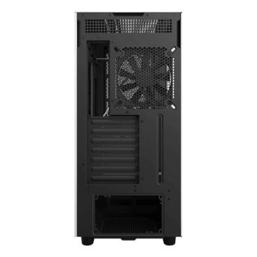 H7 Flow, Tempered Glass, No PSU, E-ATX, White/Black, Mid Tower Case
