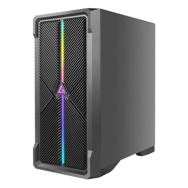 NX420, Tempered Glass, RGB, No PSU, ATX, Black, Mid Tower Case
