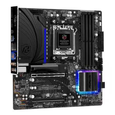 B650M PG Riptide WiFi, AMD B650 Chipset, AM5, microATX Motherboard