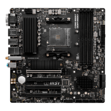 PRO B550M-VC WIFI, AMD B550 Chipset, AM4, microATX Motherboard