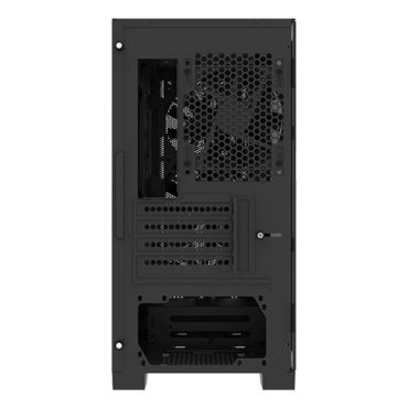 Air 100 ARGB, Tempered Glass, No PSU, microATX, Black, Mini Tower Case