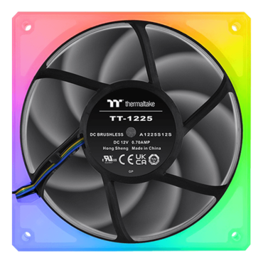 TOUGHFAN 12 RGB 3 x 120mm, w/ Controller, RGB LEDs, 2000 RPM, 53.75 CFM, 21.2 dBA, Cooling Fans