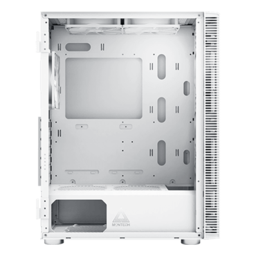 X3 Mesh, Tempered Glass, No PSU, ATX, White, Mid Tower Case