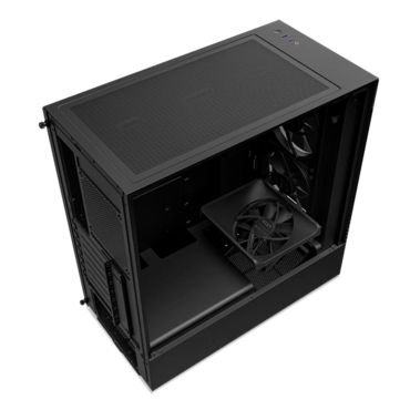 H5 Elite, Tempered Glass, No PSU, ATX, Black, Mid Tower Case