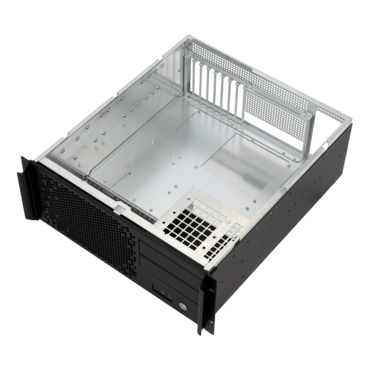 CX4200e, 20&quot; 4U Rackmount Chassis, ATX PSU, 240mm AIO Support, 2x 5.25&quot;, 2x 2.5&quot;, Black