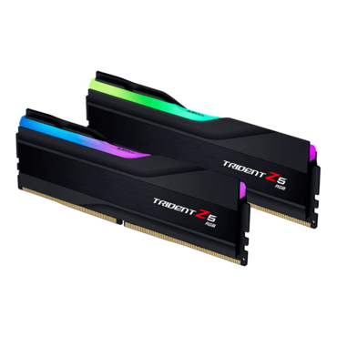 32GB (2 x 16GB) Trident Z5 RGB DDR5 7600MT/s, CL36, Black, RGB LED, DIMM Memory